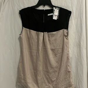 NY&C shirt sleeve two- tone Blouse